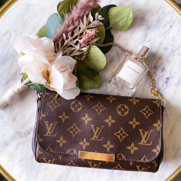 ✨ 90s/Y2K Authentic Louis Vuitton MiniClutch Shoulder Bag Monogram Favorite PM✨ - Picture 7 of 13